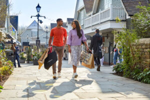 People shopping at bicester village