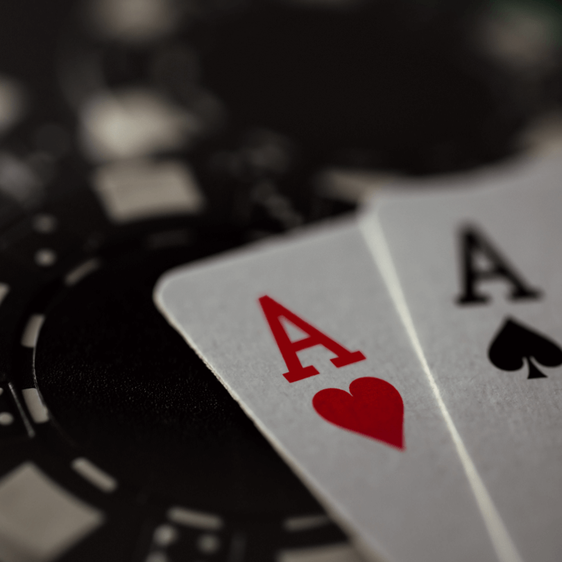 Two Aces playing cards